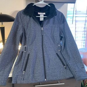 Jacket by Free Country Gray and Black